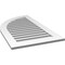 Ekena Millwork Quarter Round Top Left Surface Mount PVC Gable Vent w/ 3-1/2"W x 1"P Standard Frame, 24"W x 42"H GVPQL24X4201SF - alternate 5